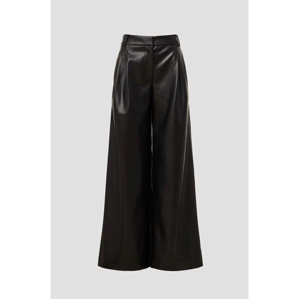 Saunders x RTR Black Faux Leather Pants